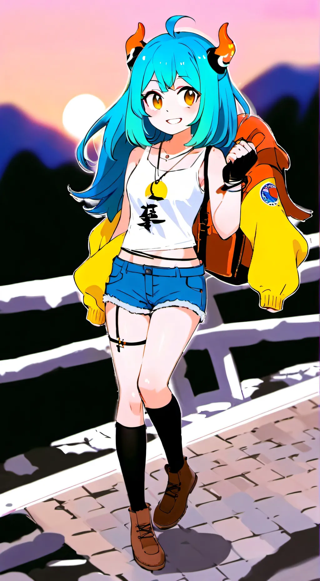 ai character: planets background