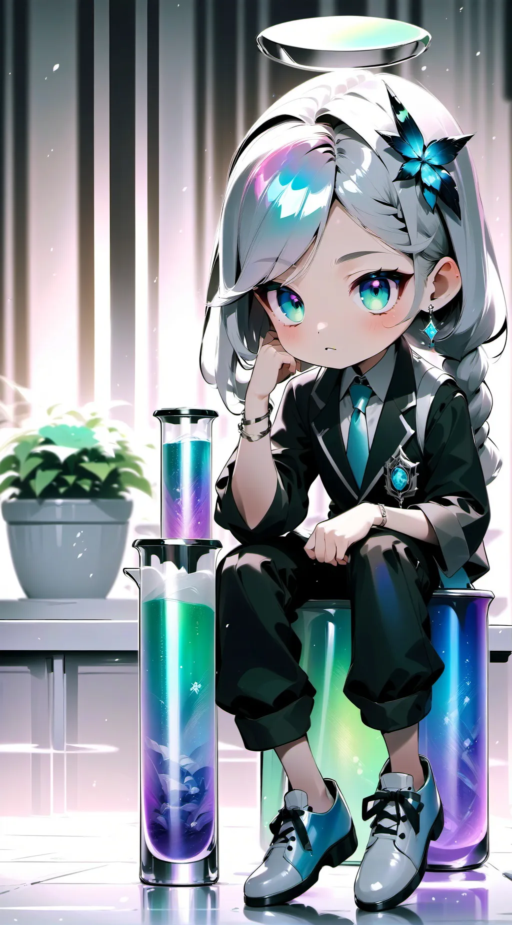 ai character: Majoire x mia background