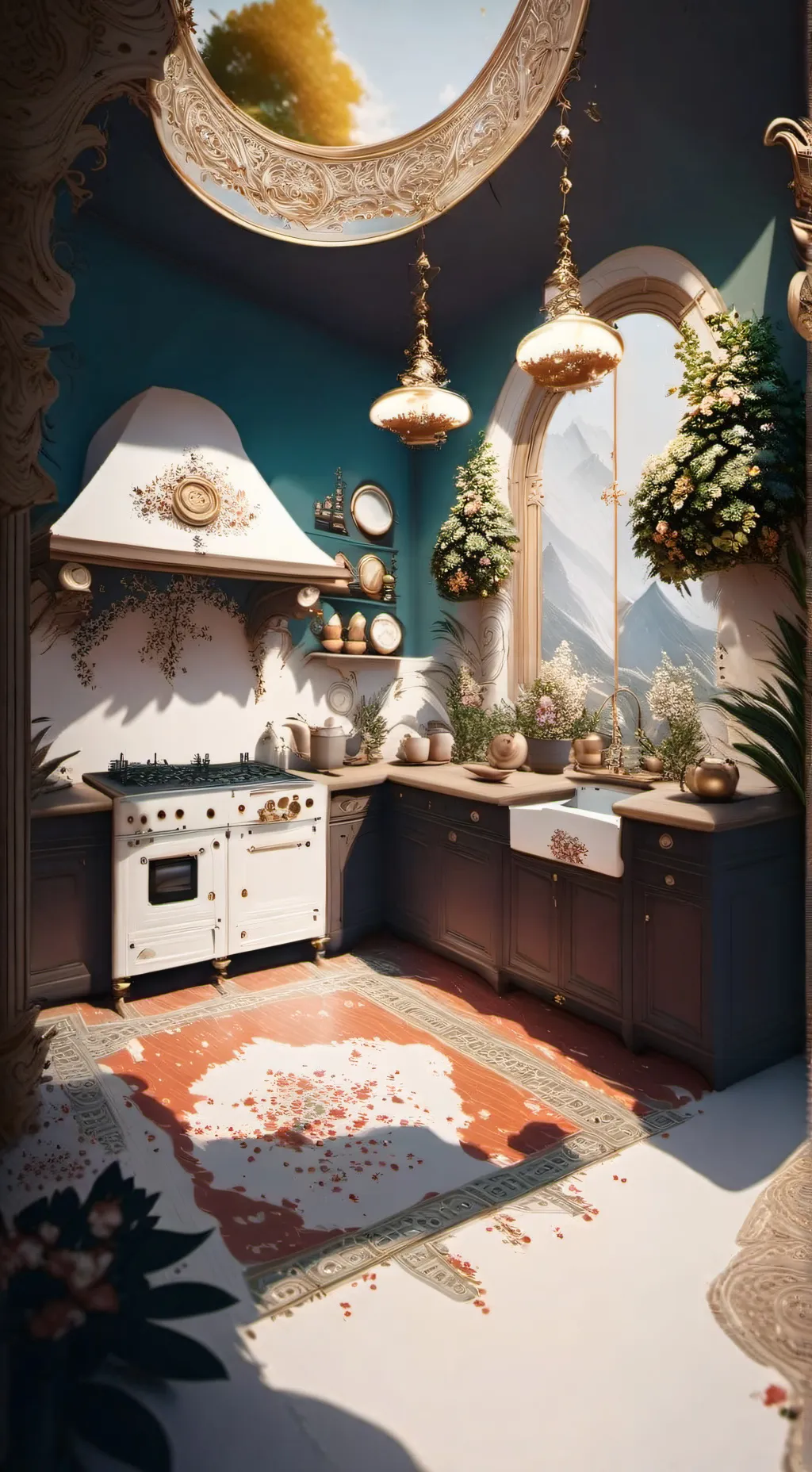 ai character: Md kitchen chaos 2 background