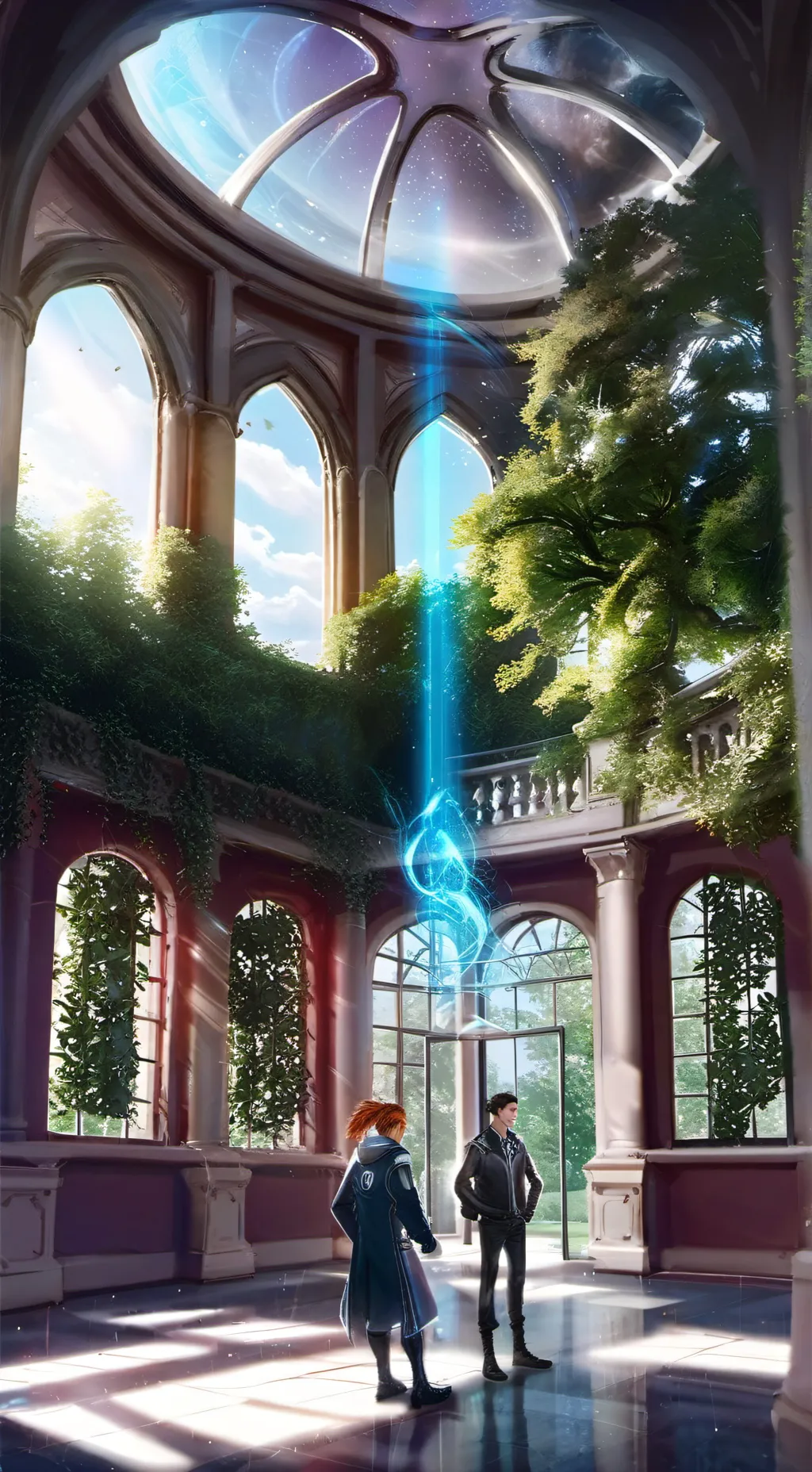 ai character: the school power background