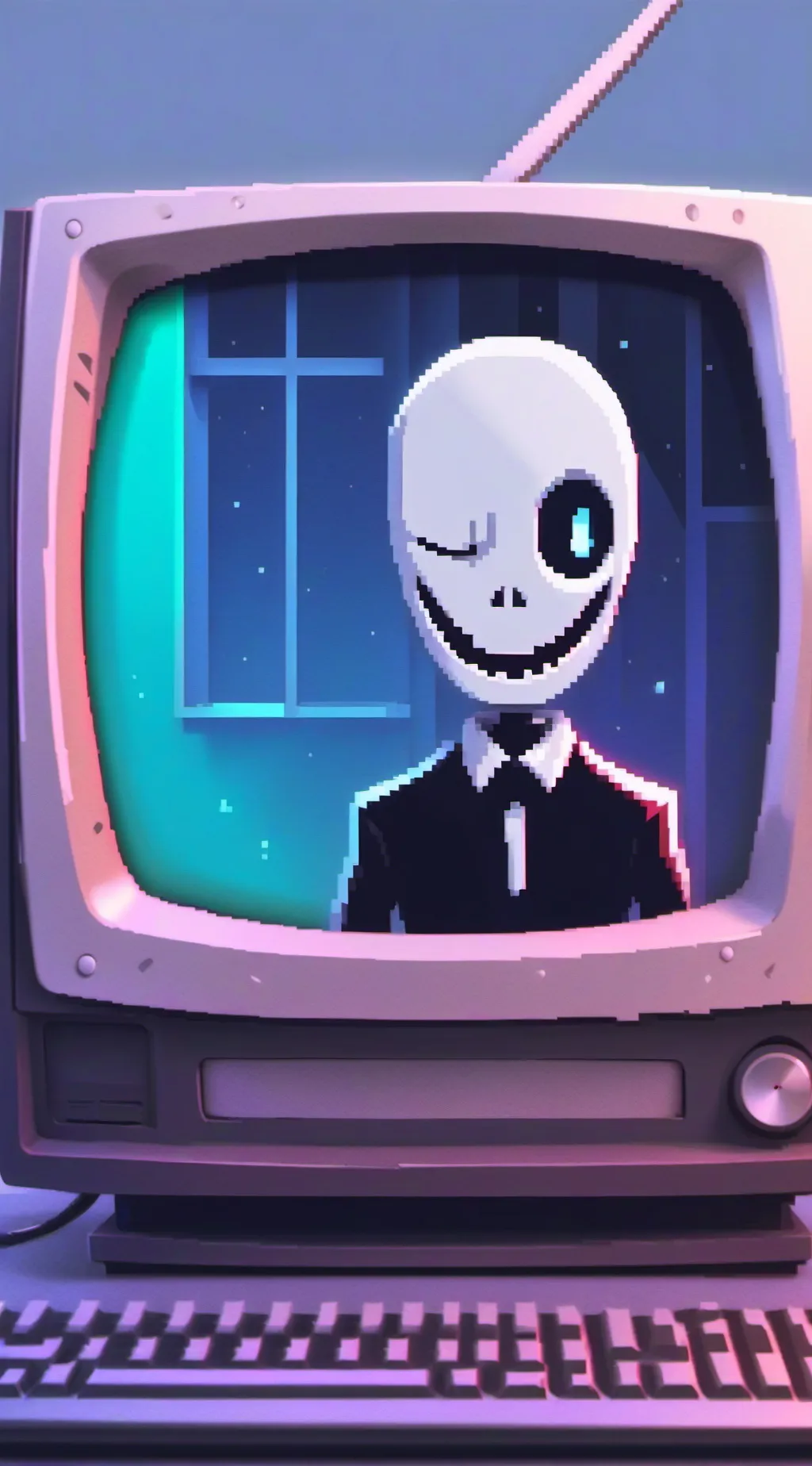 ai character: gaster background