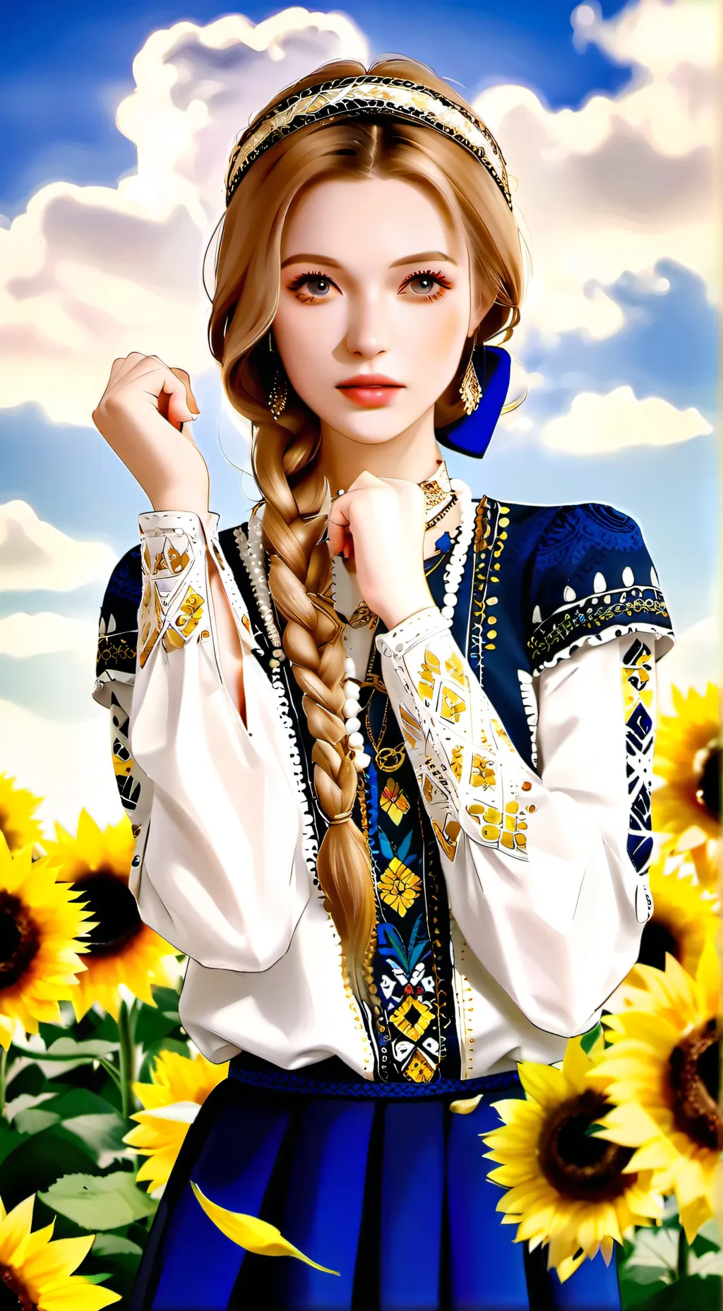 ai character: Ucrania ♀️ background