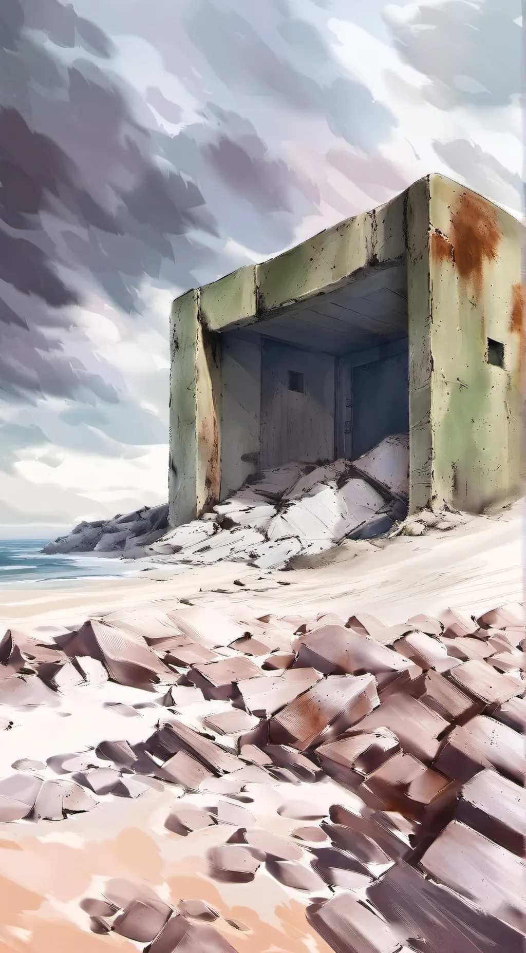 ai character: aid bunker background