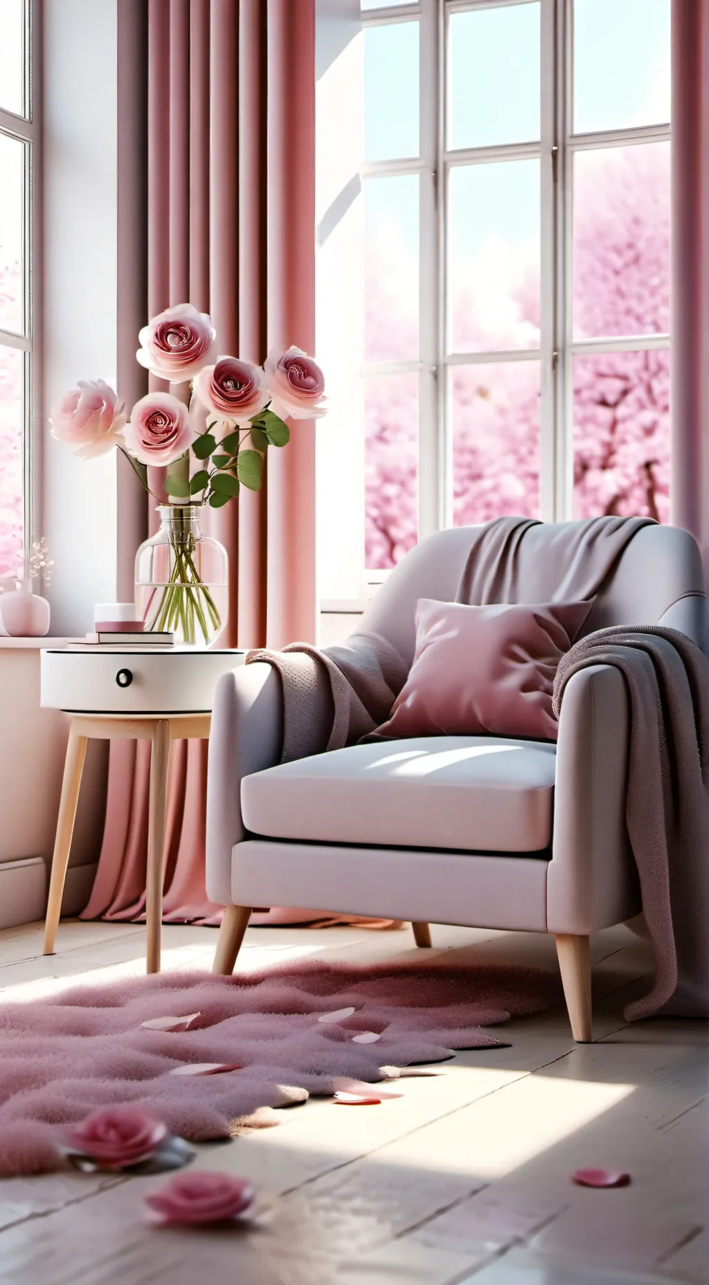 ai character: Pomni sick (14) background