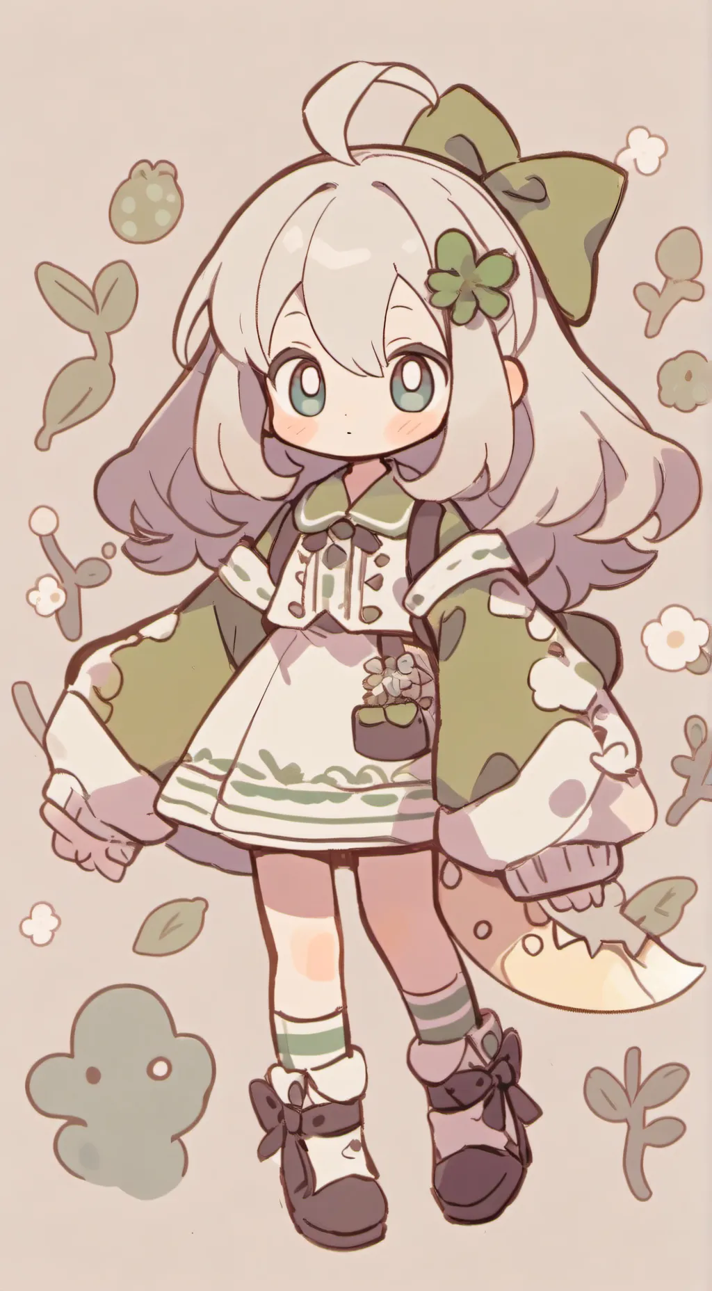 ai character: human Shelly  background