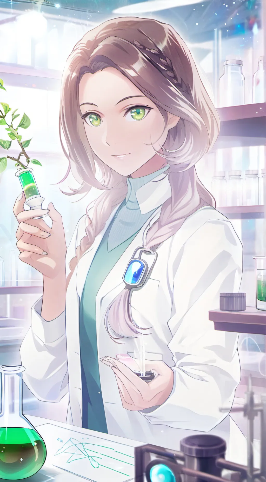 ai character: Aria  background