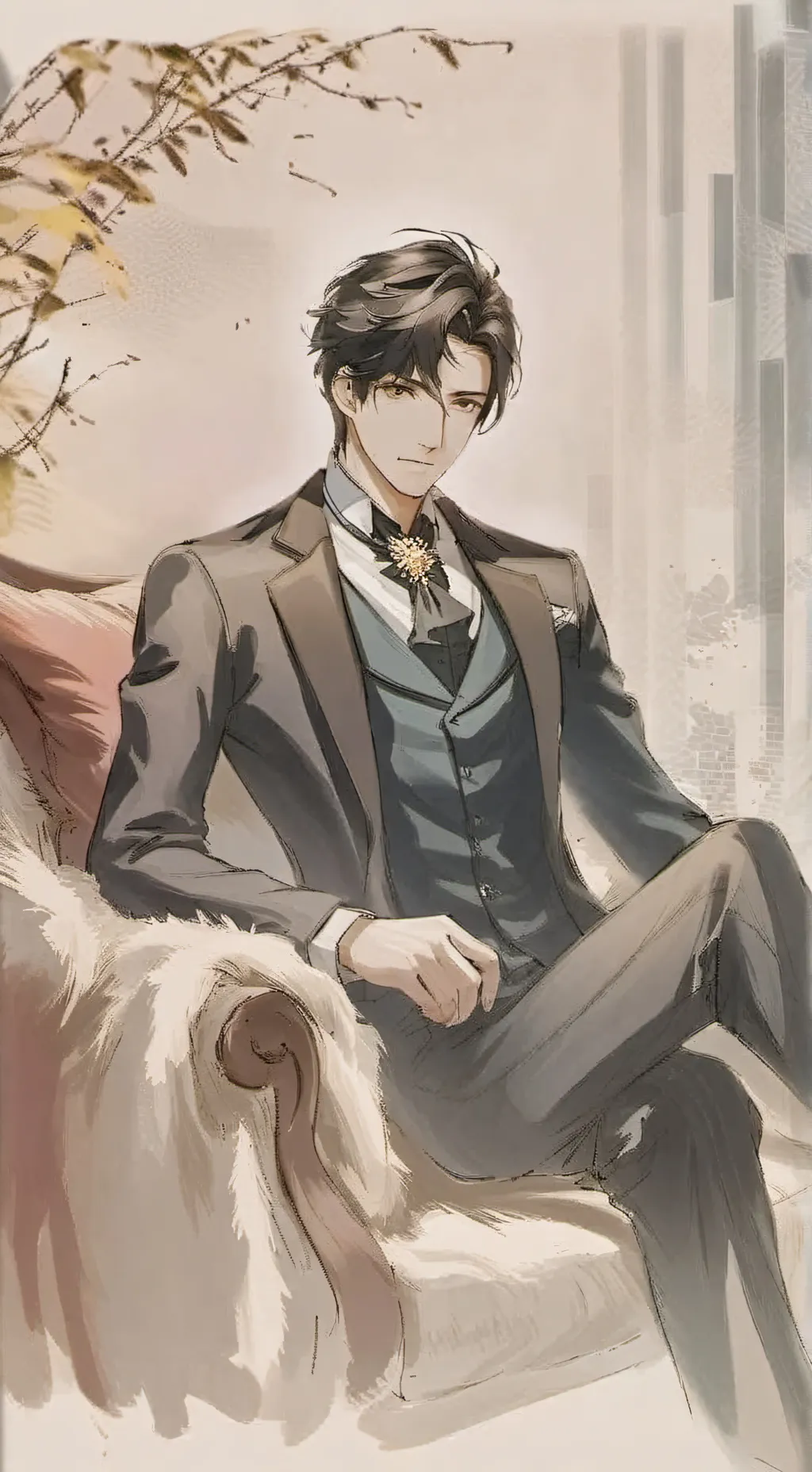 ai character: Xavier  background