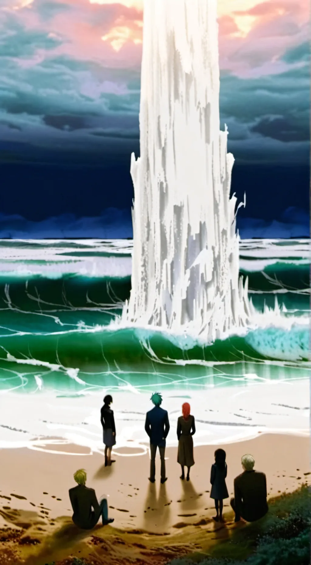 ai character: "The Island Game" background