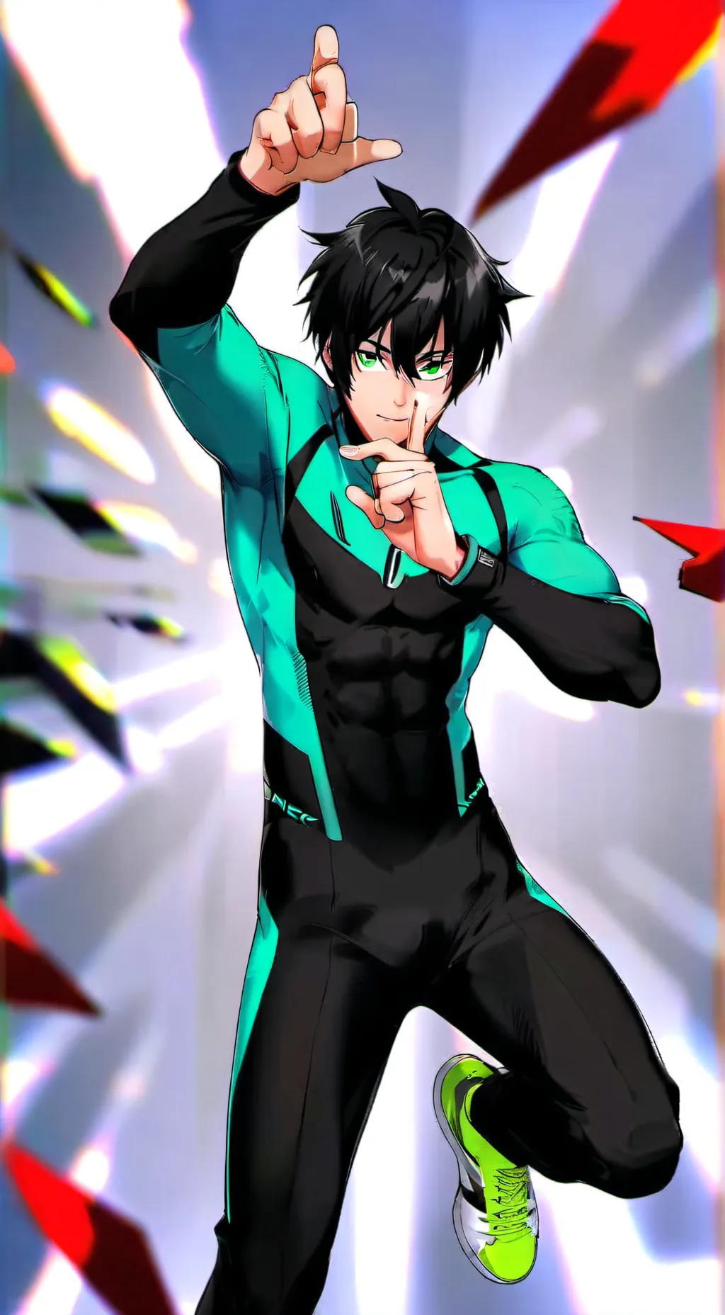 ai character: Deku background