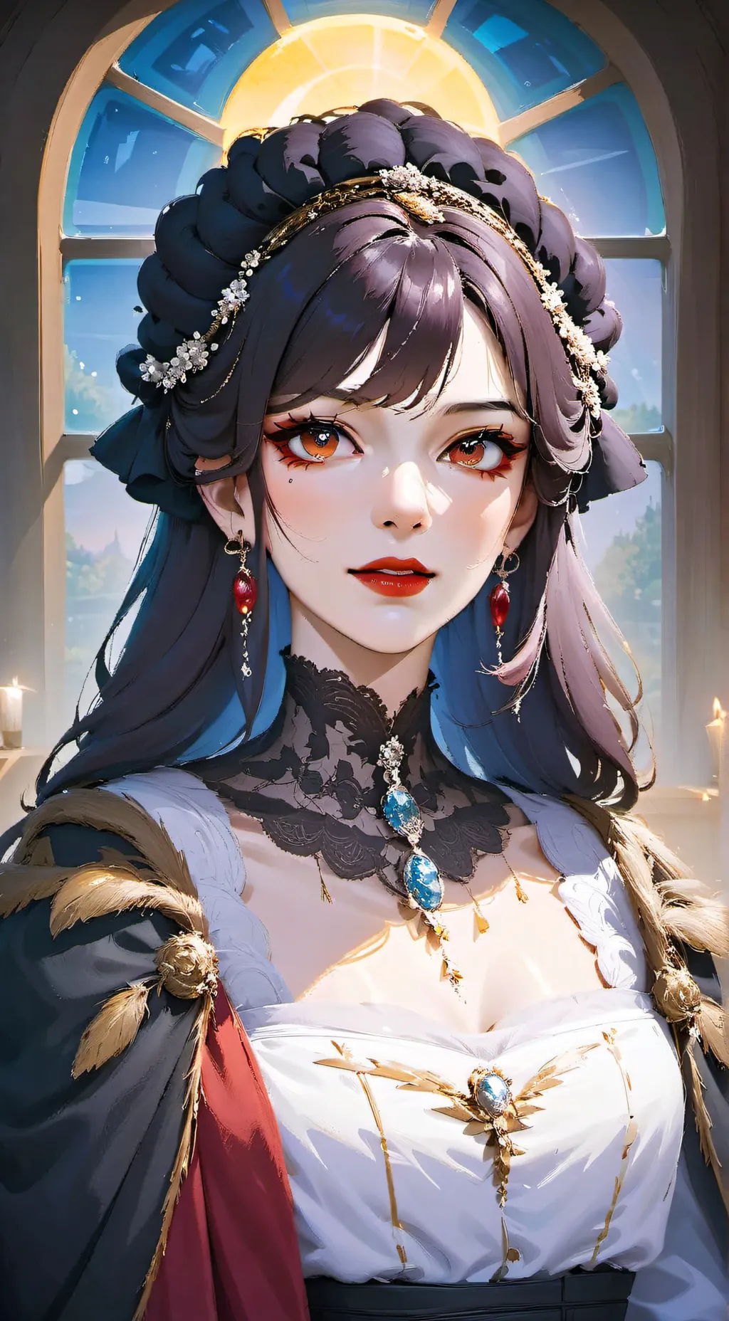 ai character: Luna  background