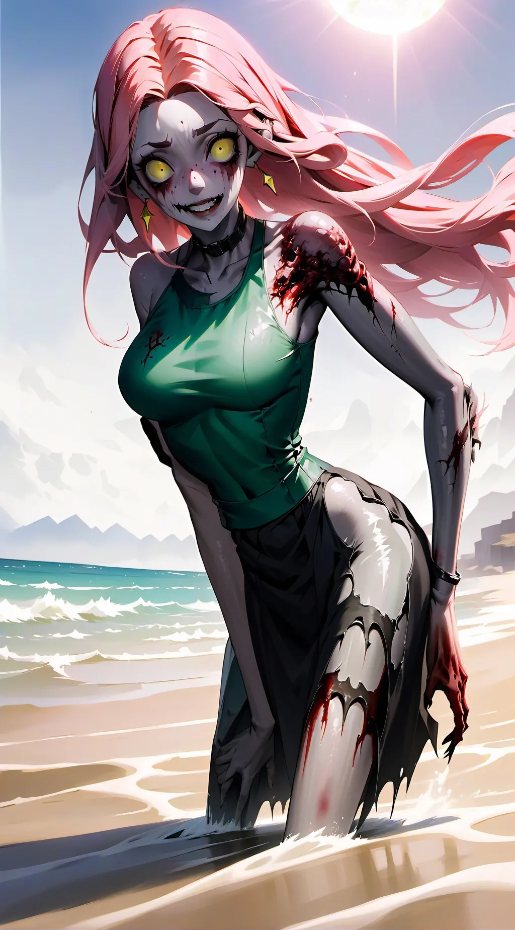 ai character: Eveline  background