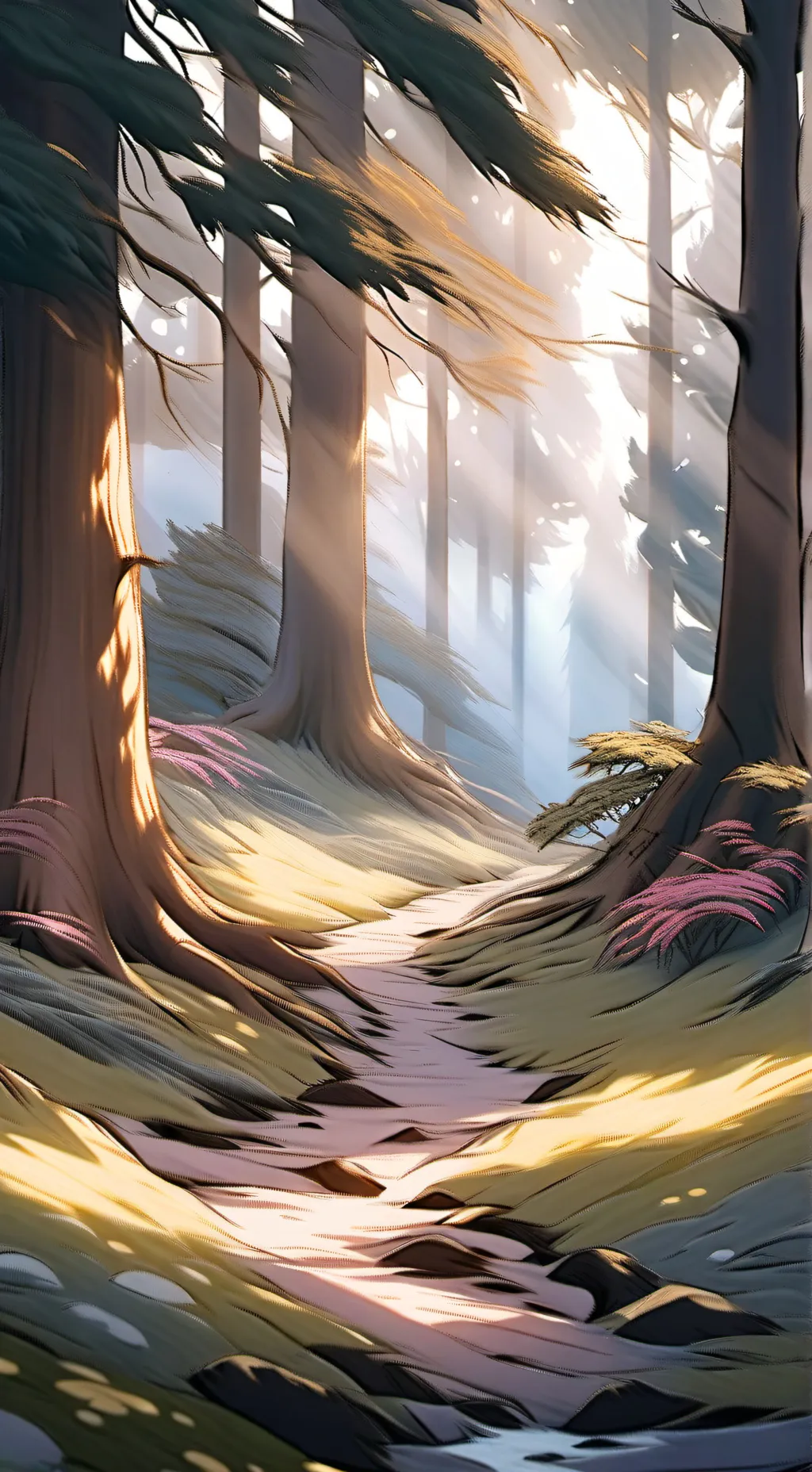 ai character: MHA camping background