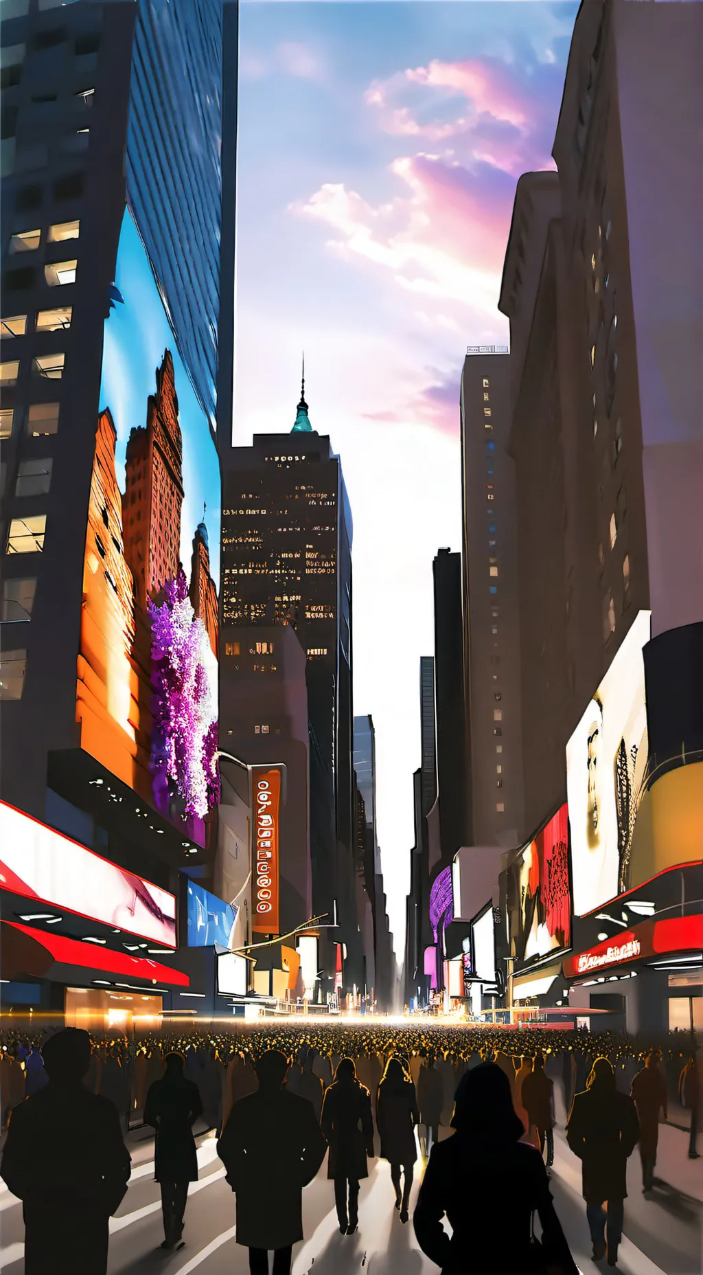 ai character: MHA new York  background