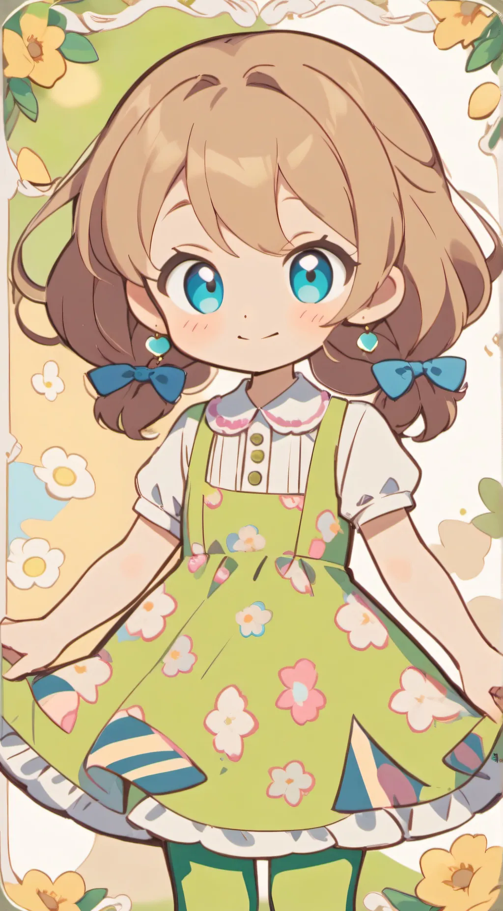 ai character: 8 years old  background