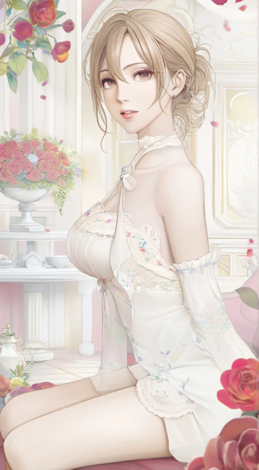 ai character: Marie  background