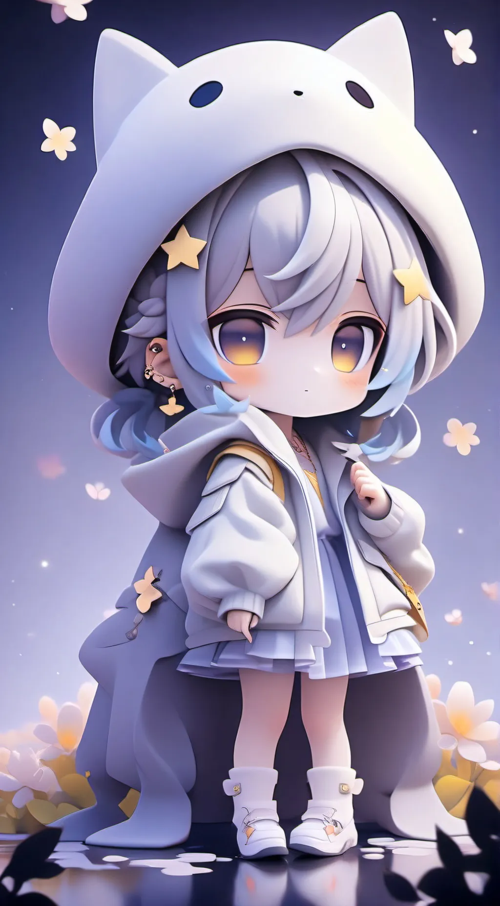 ai character: Final goodbyes... background