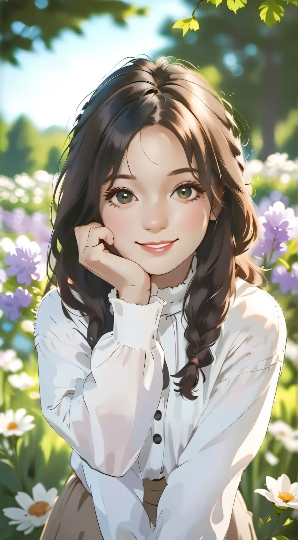 ai character: Ashley background