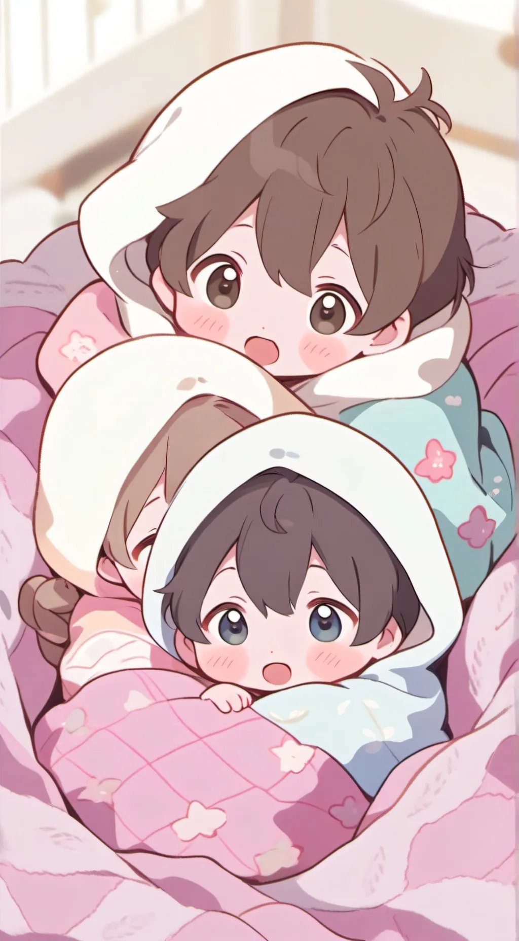 ai character: triplets 6 background