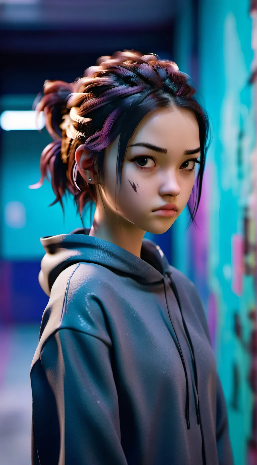 ai character: lily background