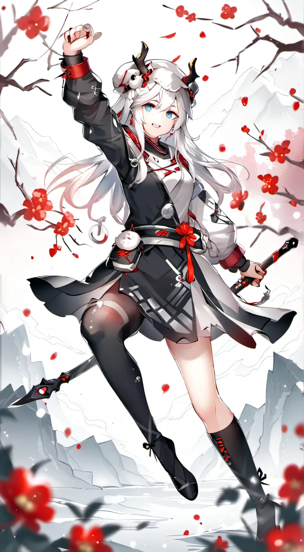 ai character: Norwegian girl background