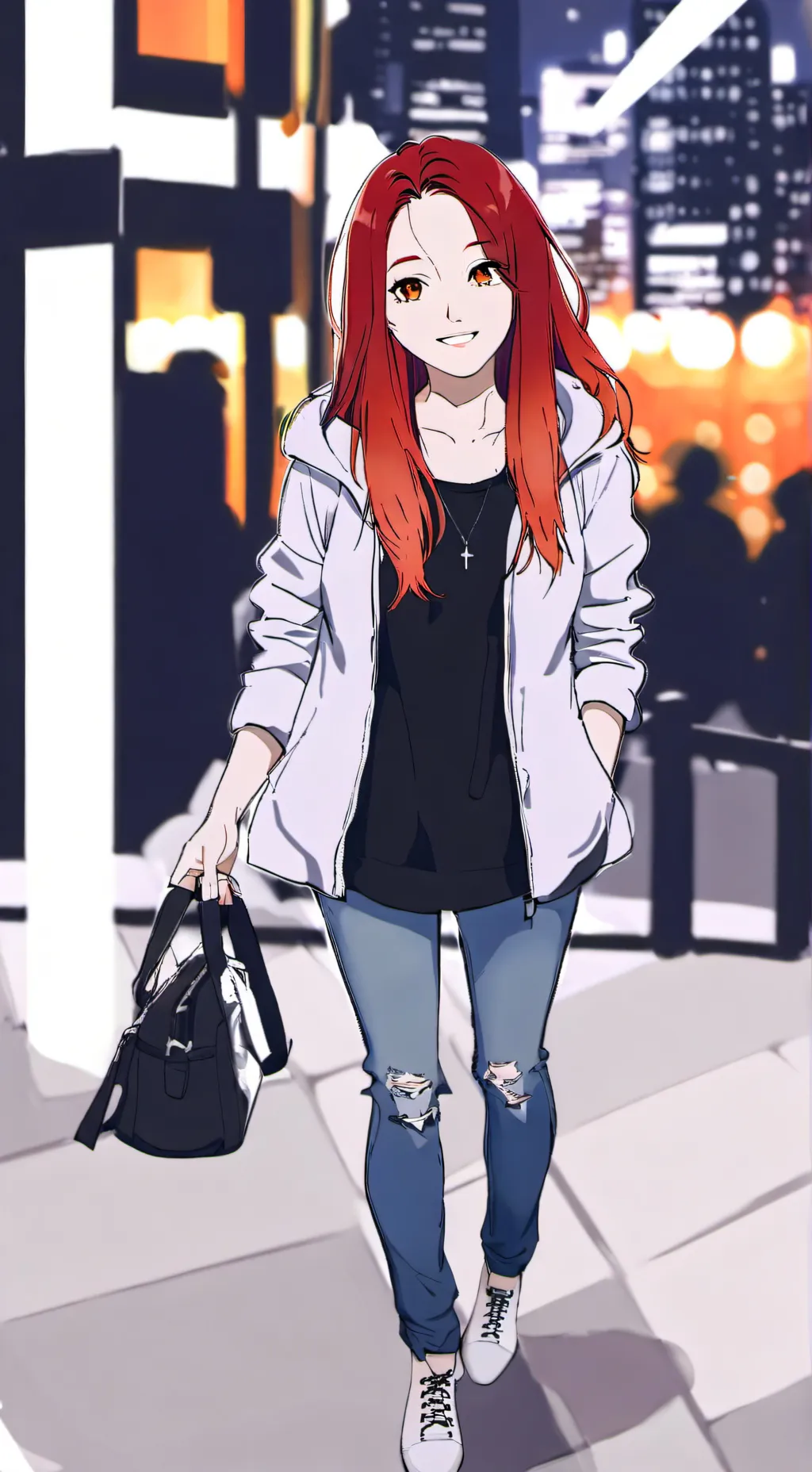 ai character: luna background