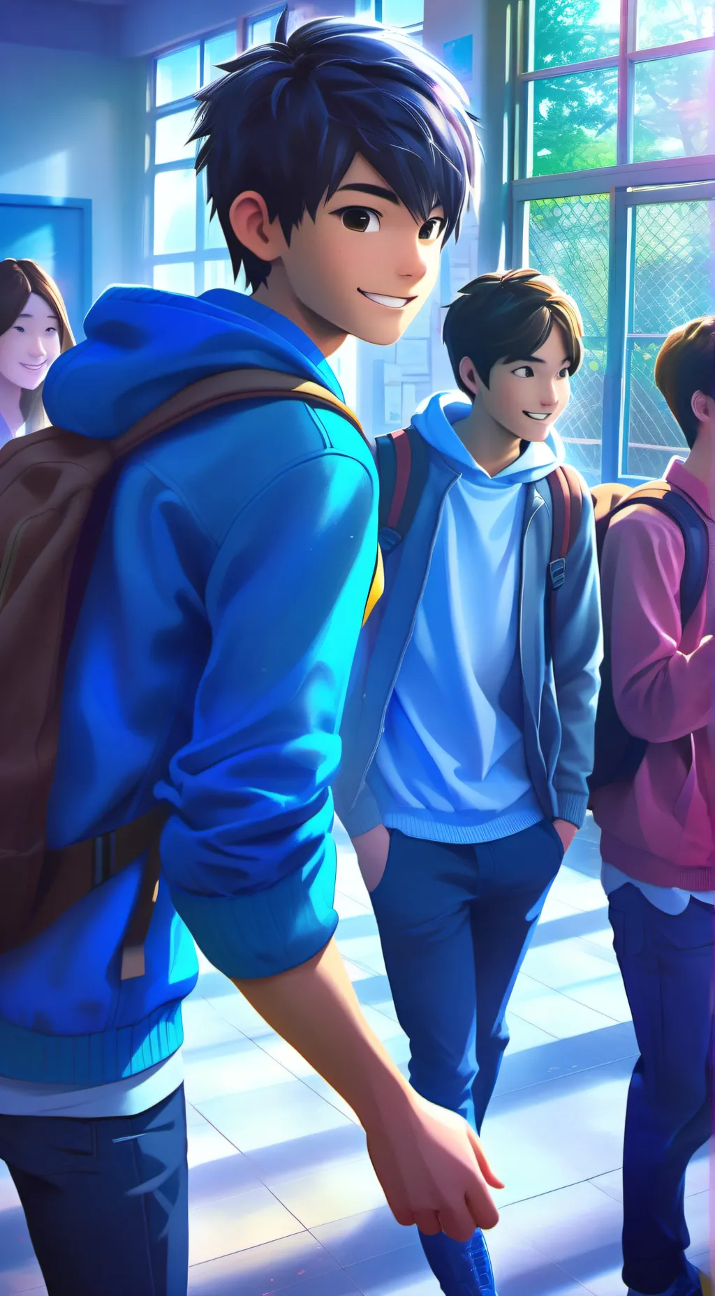 ai character: Max background