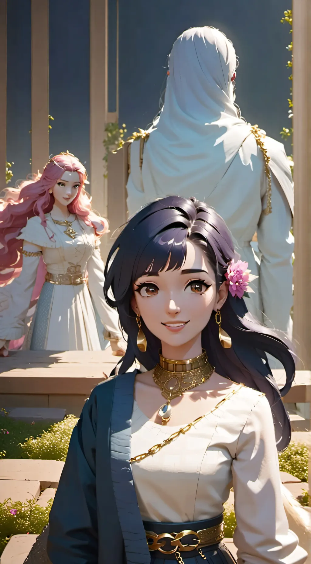 ai character: mira et zoey background