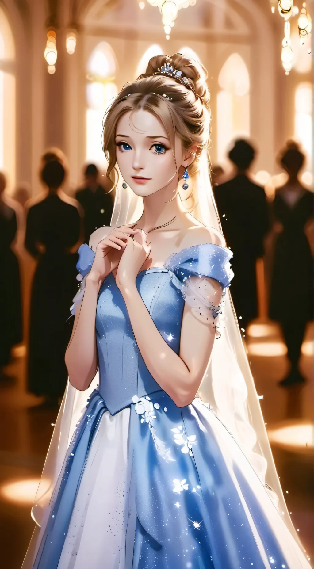ai character: Cinderella background