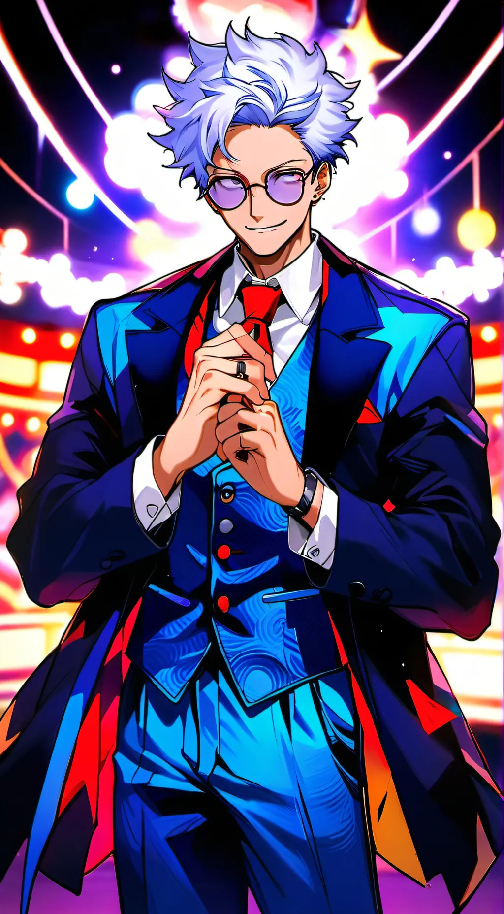 ai character: gojo me u background