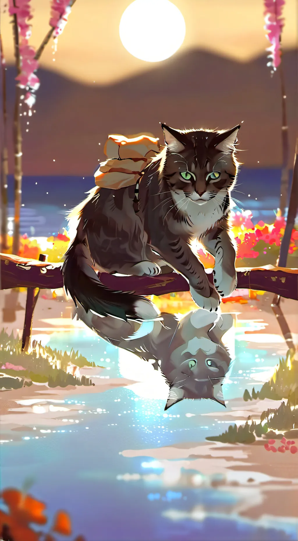 ai character: moonlight died?! background