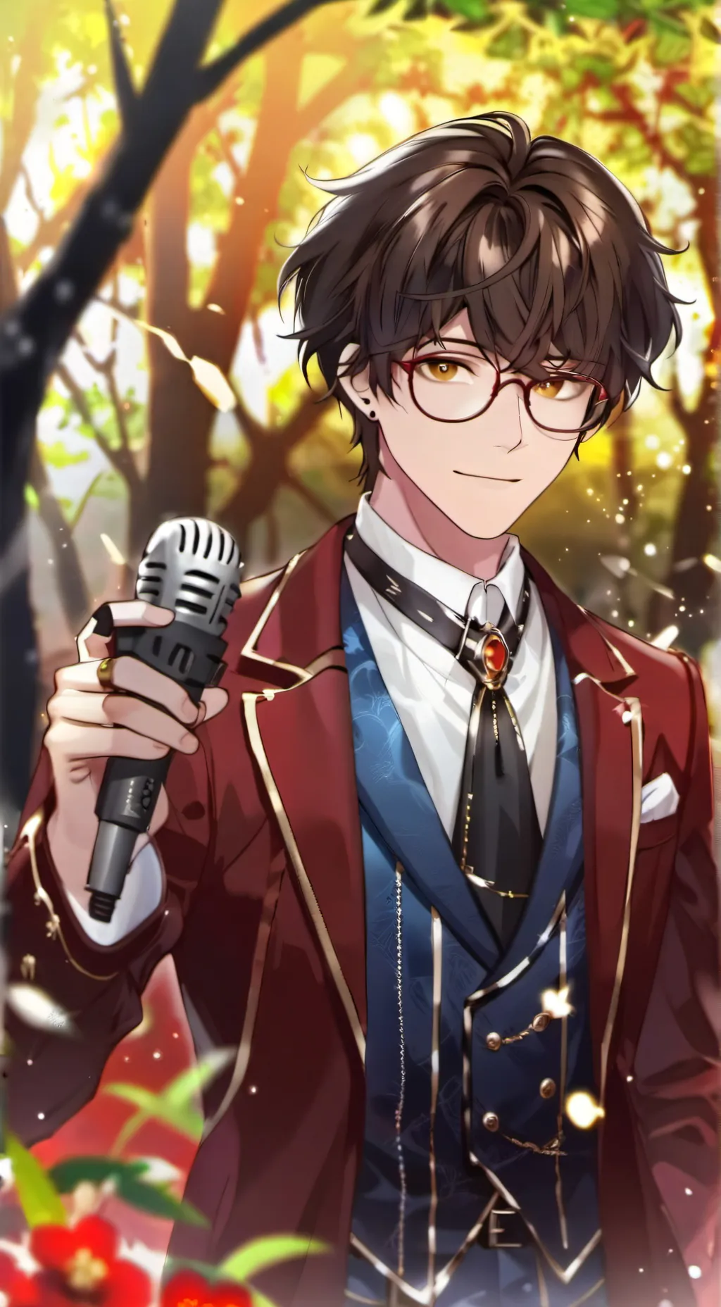 ai character: MagMusic background