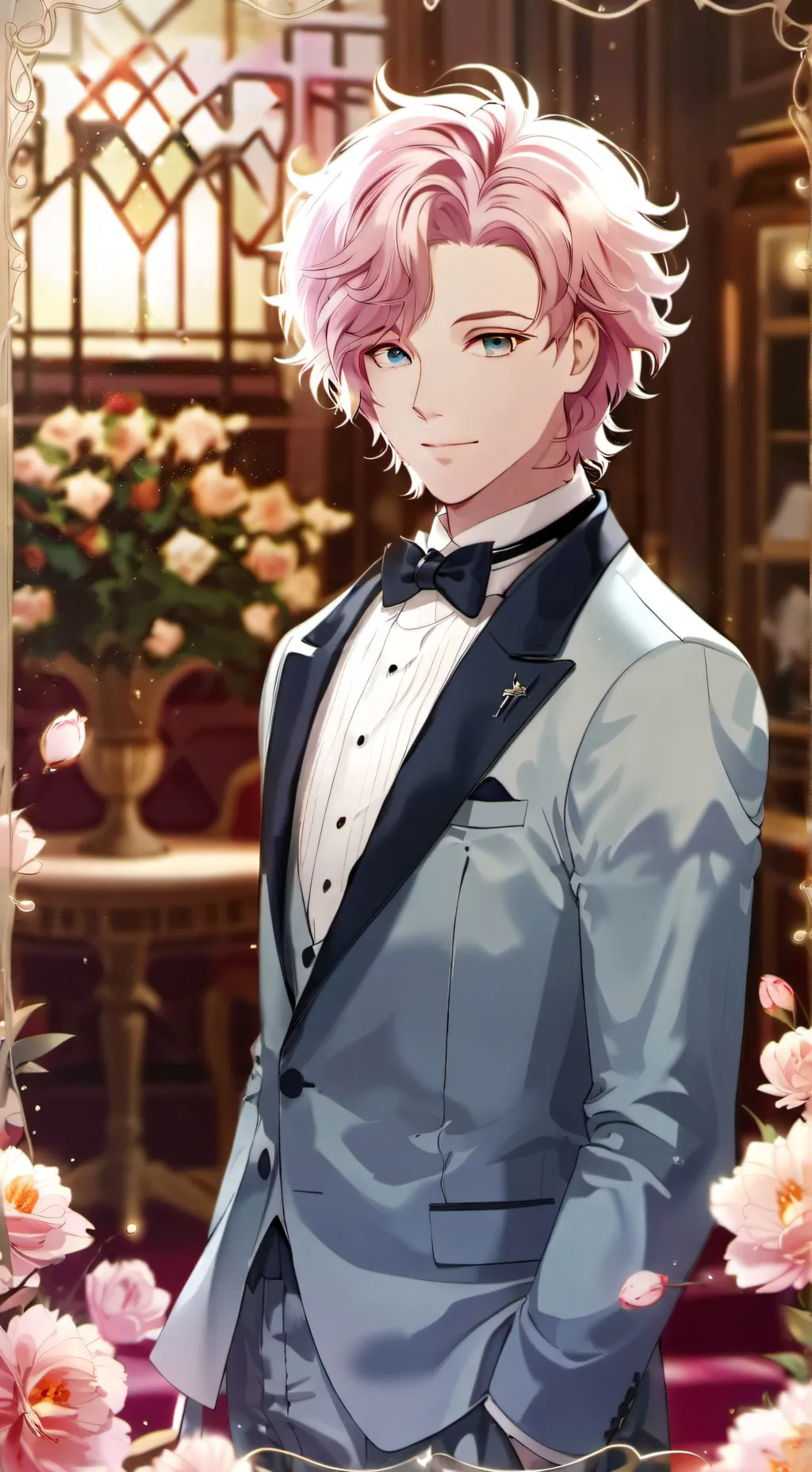 ai character: Harvey but bad background