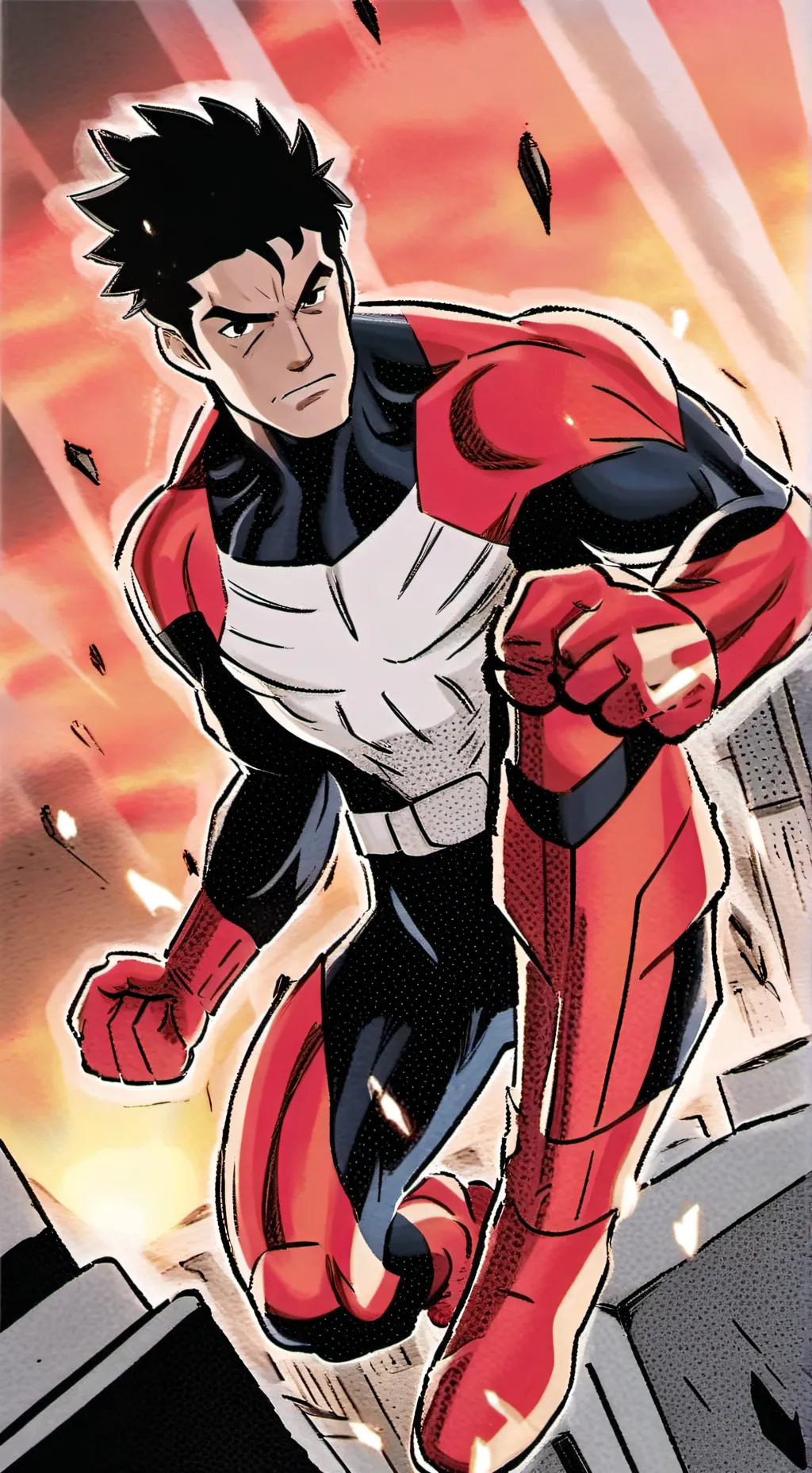 ai character: Invincible background