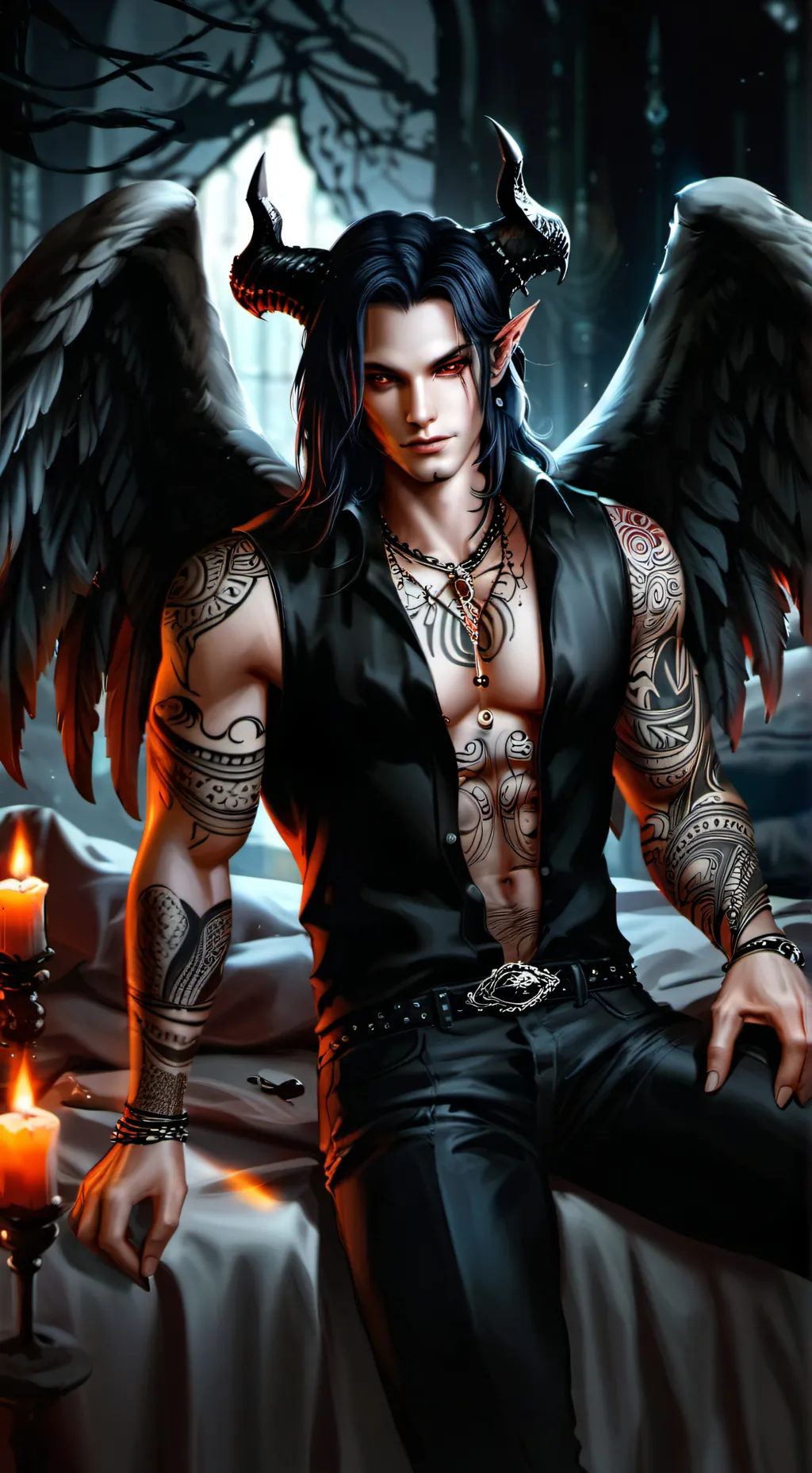 ai character: Эларон background