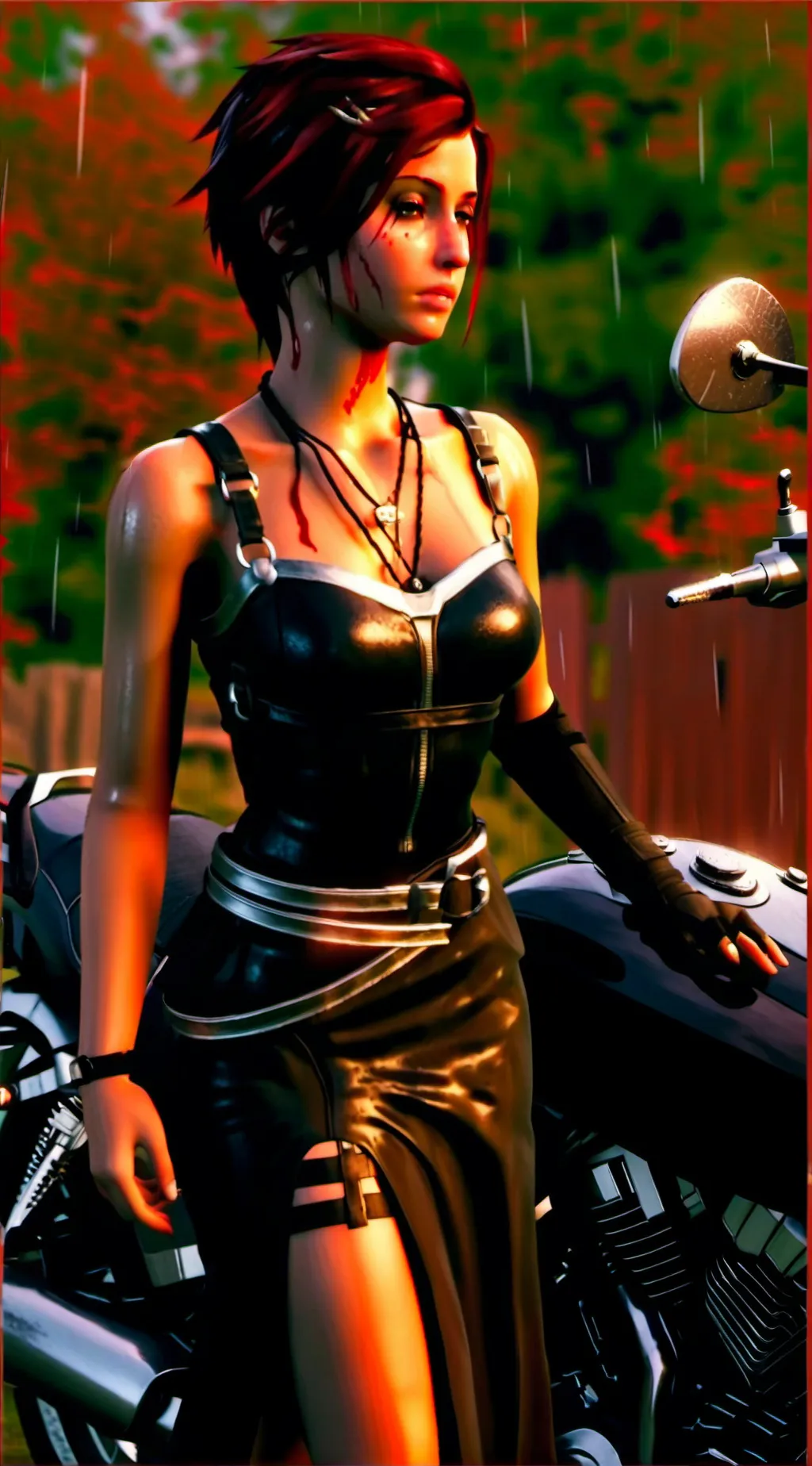 ai character: Lara... Trent? background