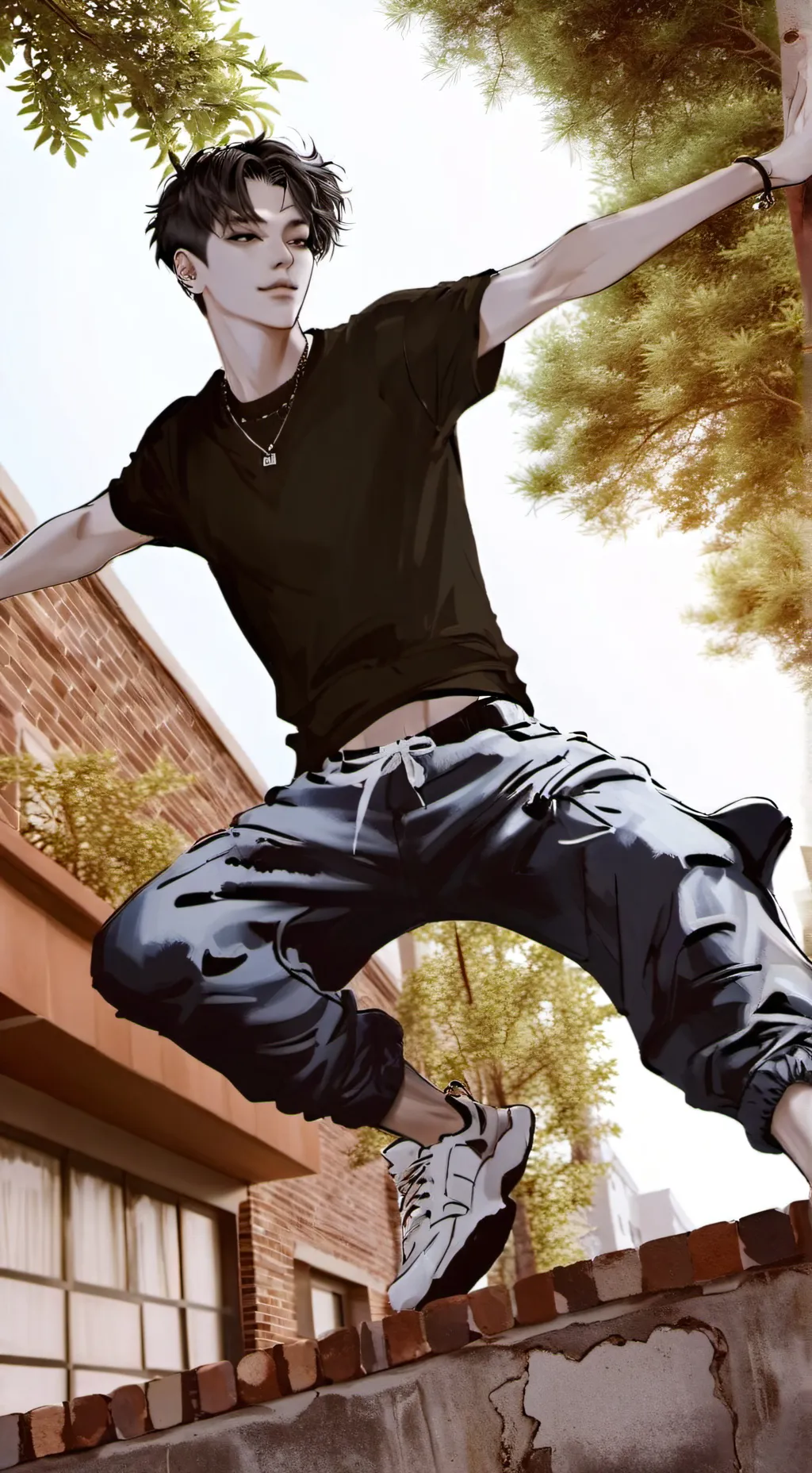 ai character: Charly ✰ 🌷 background