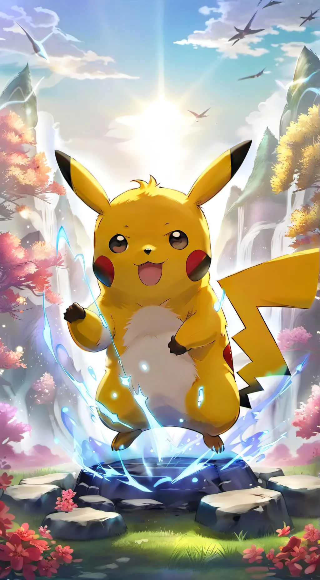 ai character: pokemon but... background