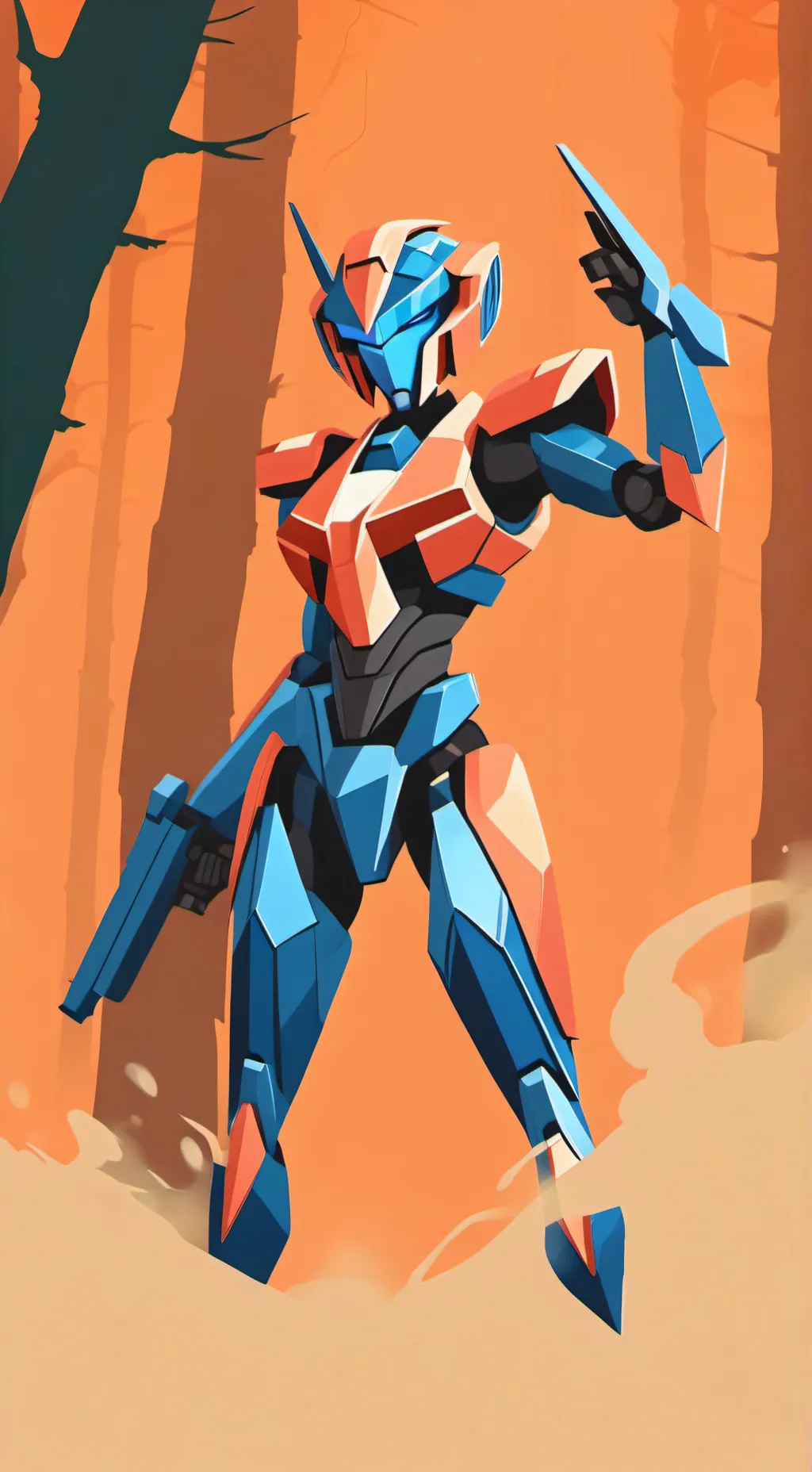 ai character: Arcee (tfp)√368654 background