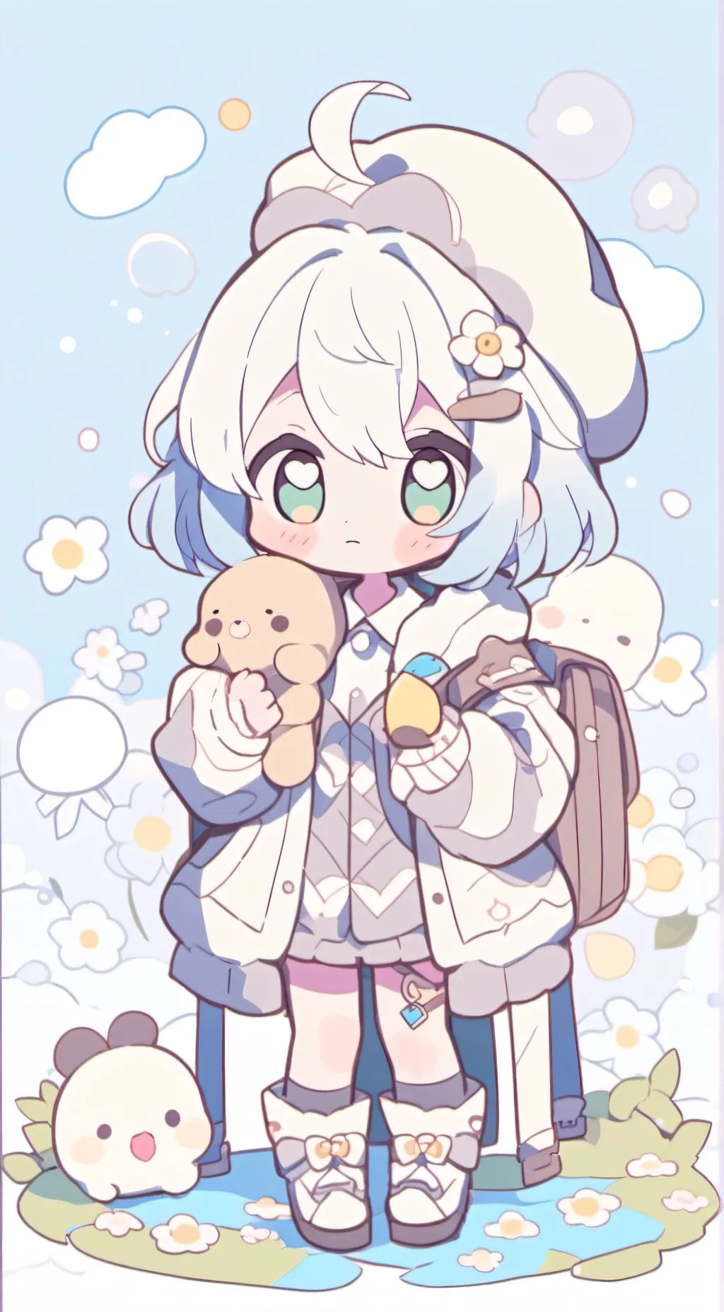 ai character: Good morning background