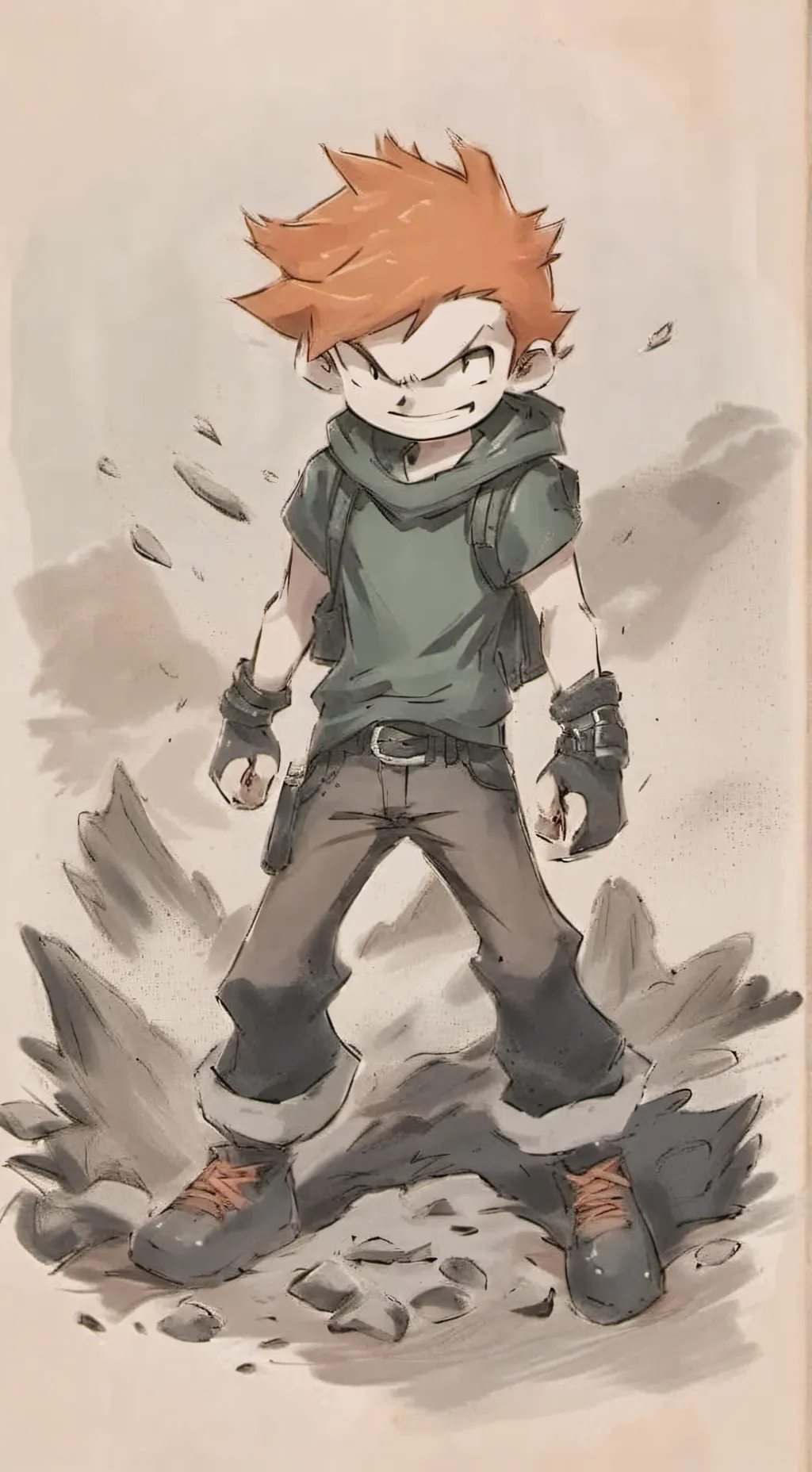 ai character: Pico FNF background