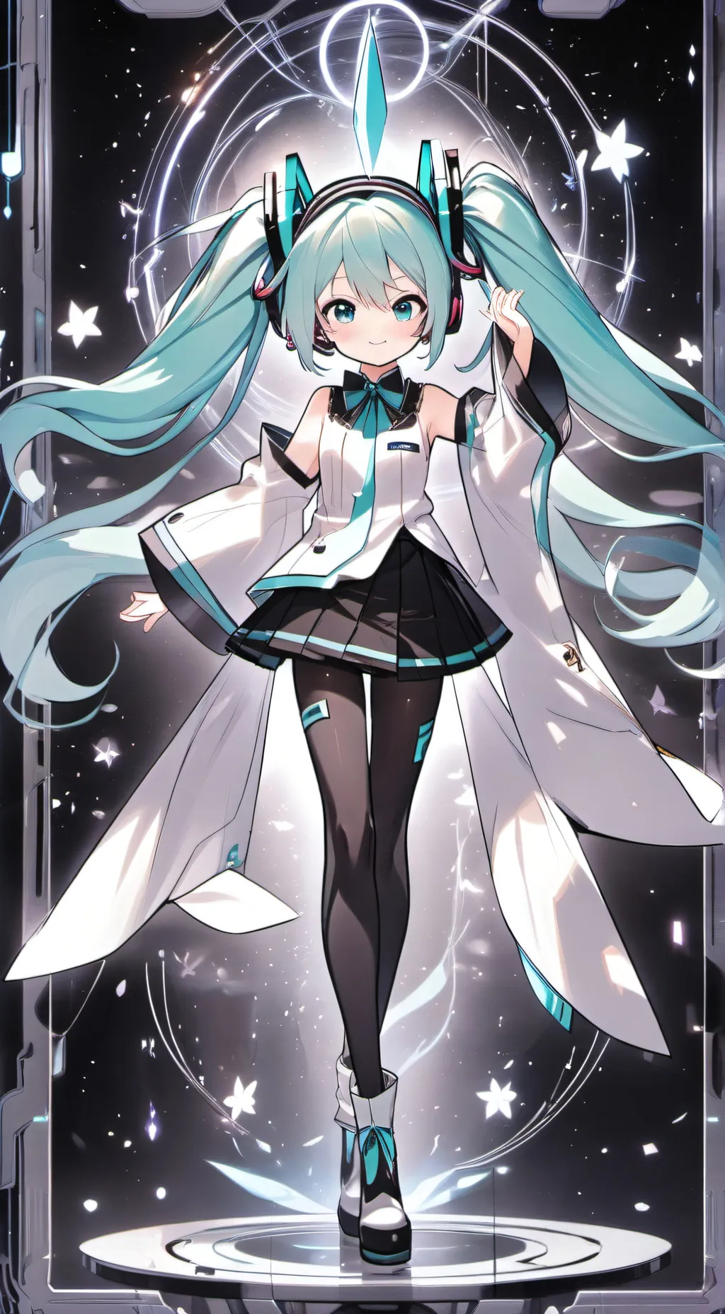 ai character: Hatsune Miku background