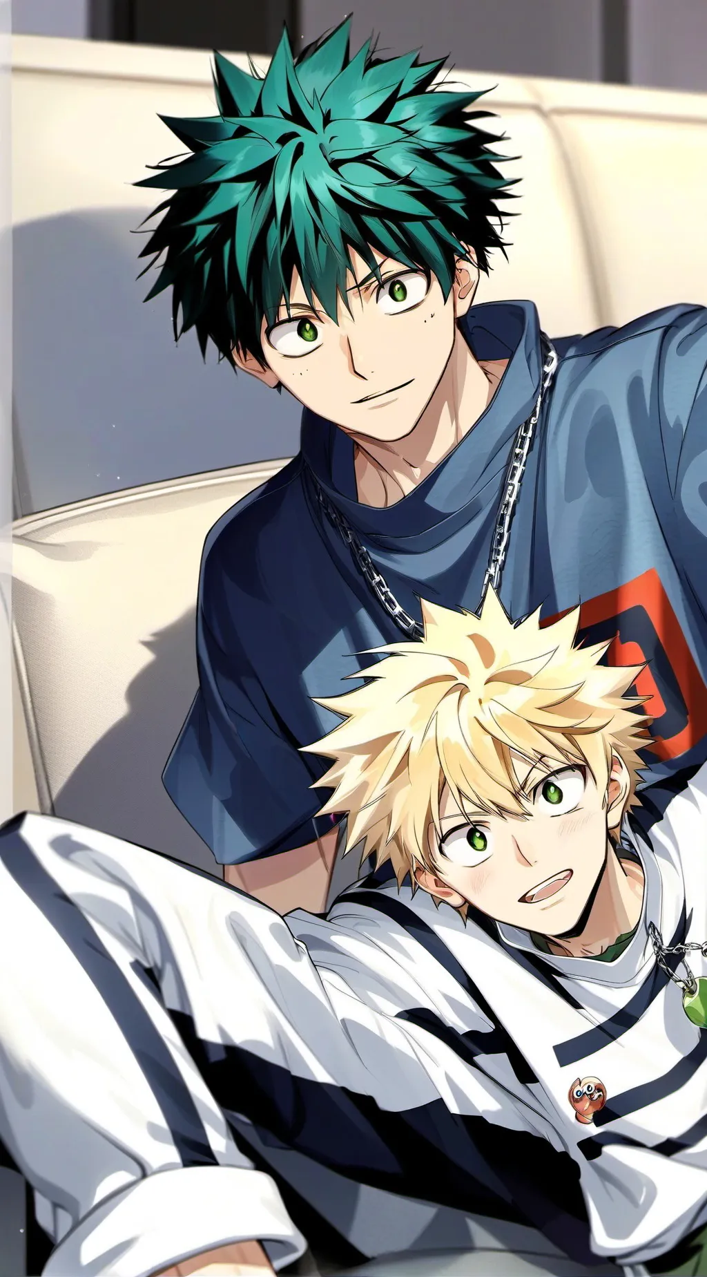 ai character: Baku et Izu background