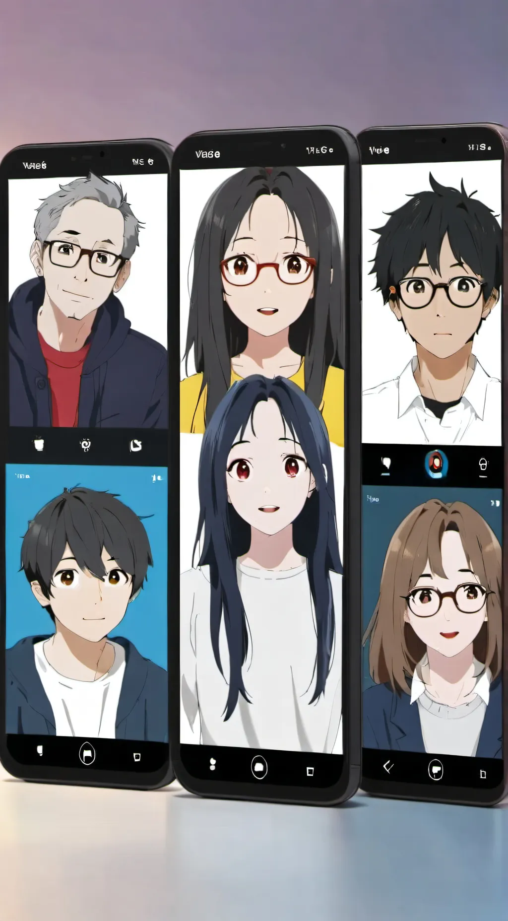 ai character: MHA AMONG US background