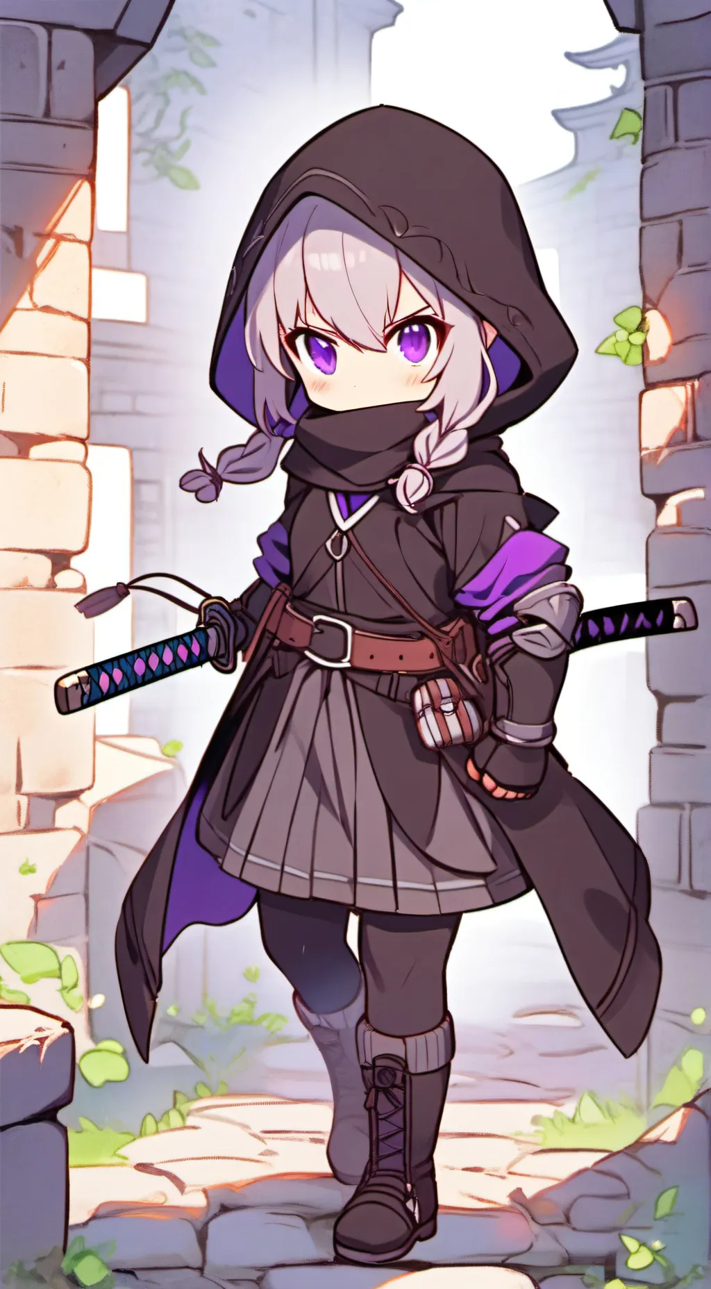 ai character: Crystal background