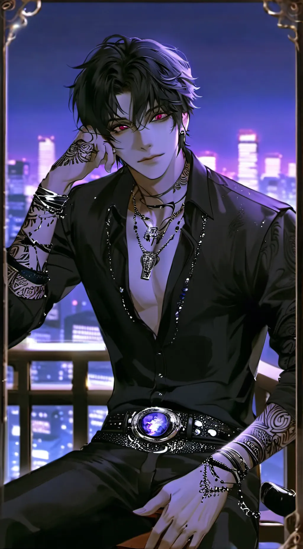 ai character: Asher Kain background