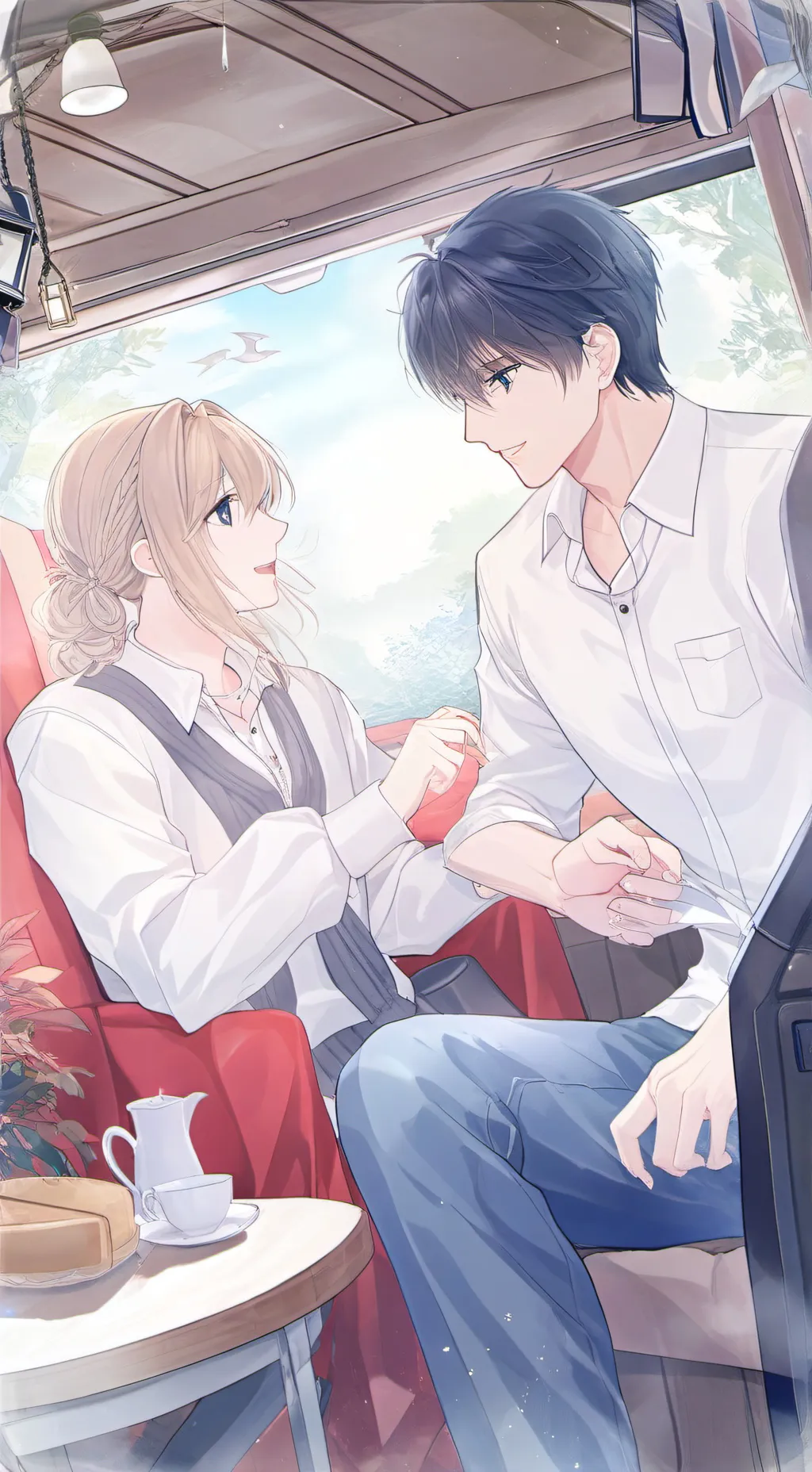 ai character:  You x sprout 😌 background