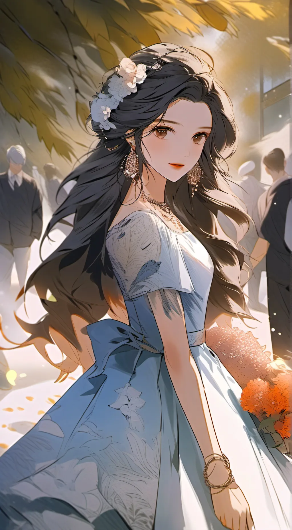 ai character: Dress to impress  background