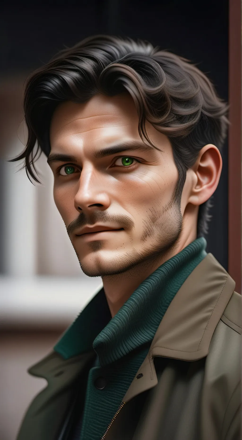 ai character: Leslie Eriks background