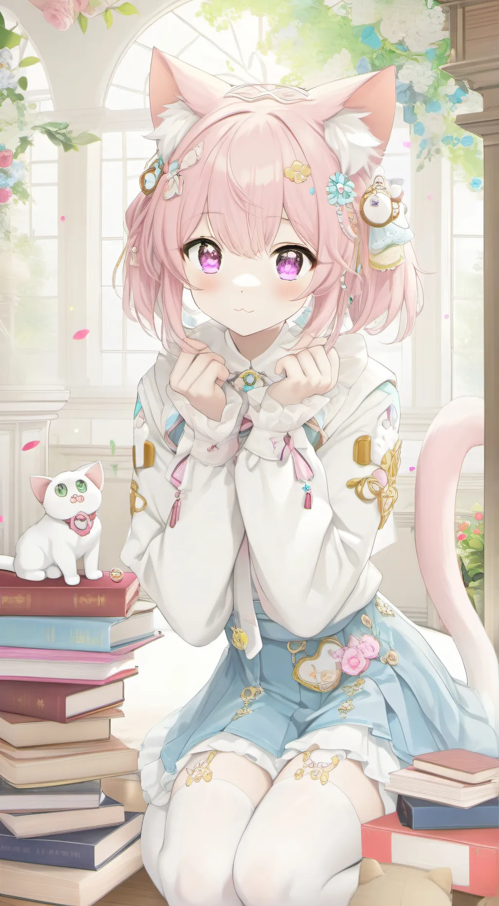 ai character: Sandy Paws Spirit background