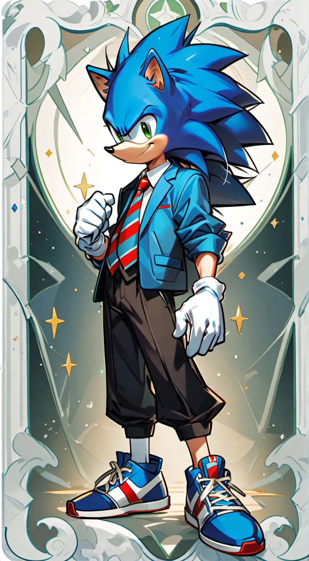 ai character: sing version sonic background